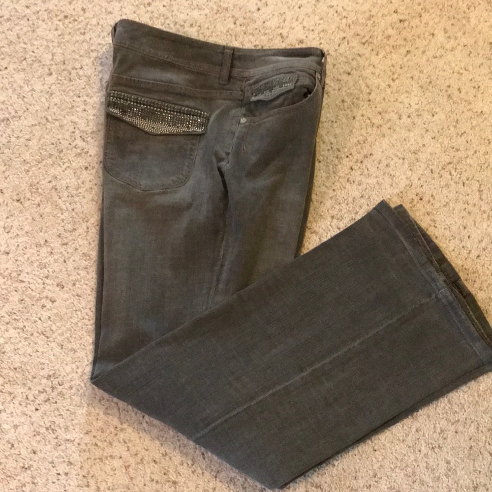 Chico platinum jeans gray size 3